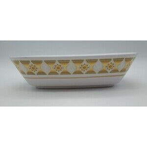 MCM NORITAKE PROGRESSION SUNGLOW OVAL SERVING BOWL  9042 Yellow